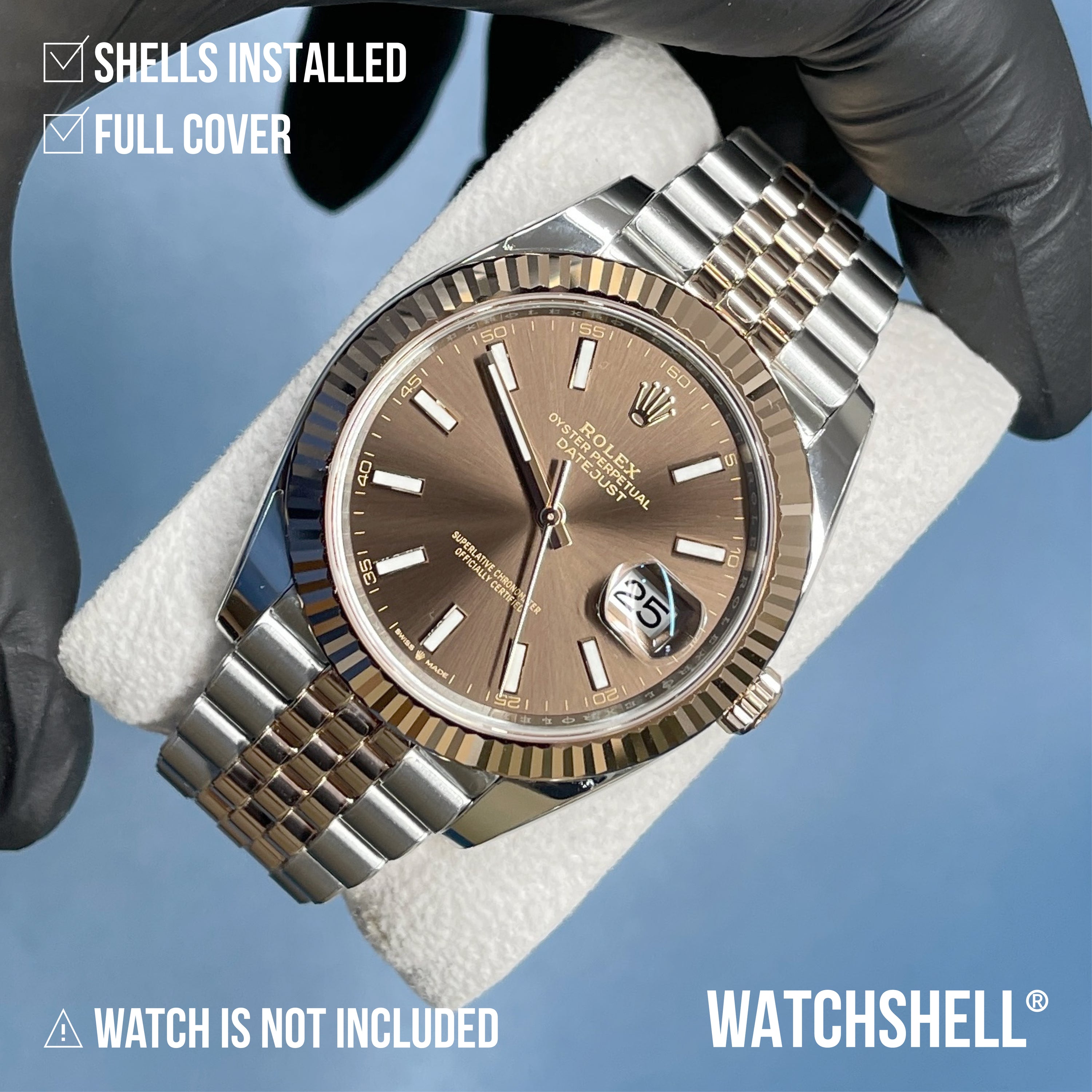 WATCHSHELL ROLEX DATEJUST 126331 41MM JUBILEE PROTECTIVE FILM