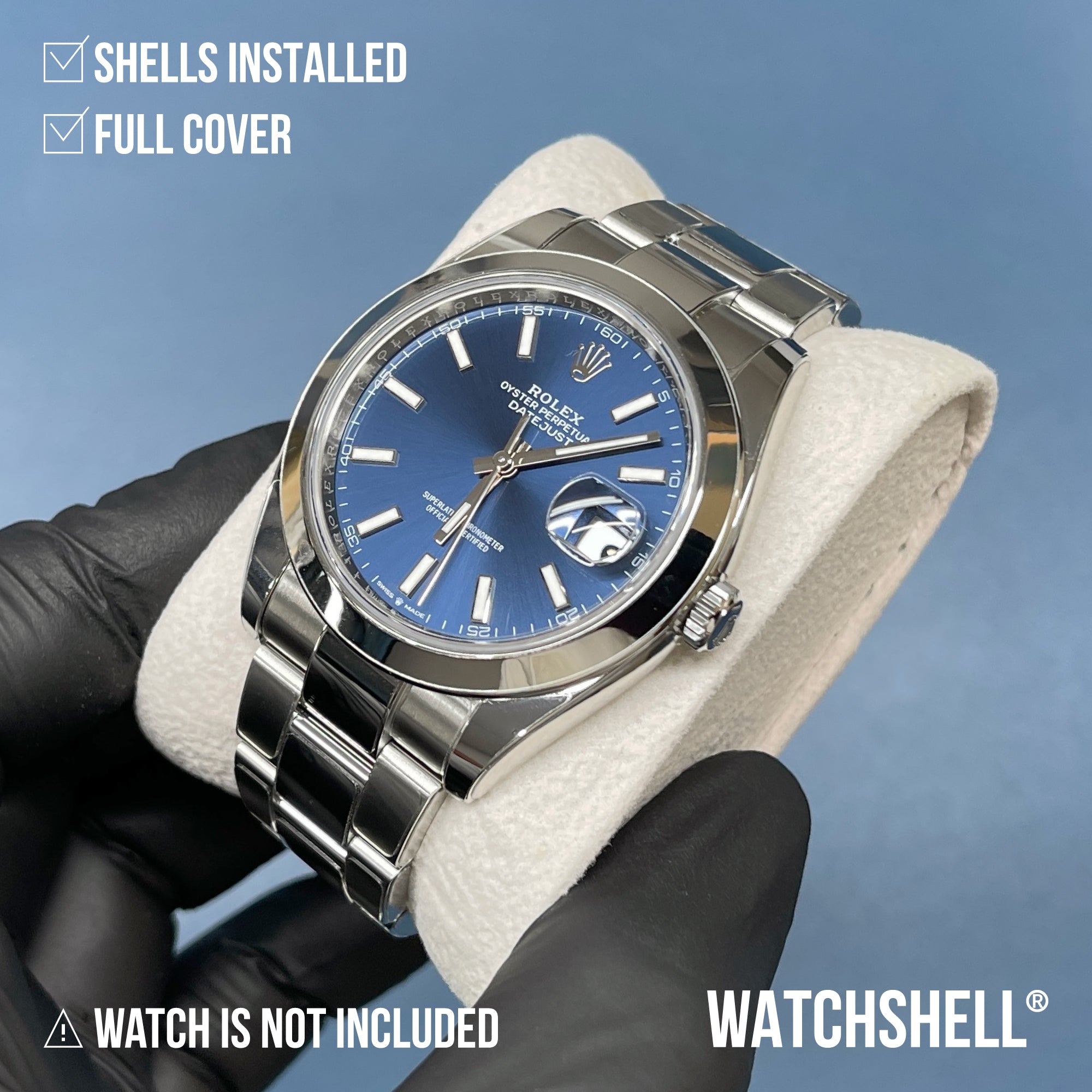 WATCHSHELL ROLEX DATEJUST 126300 41MM OYSTER PROTECTIVE FILM