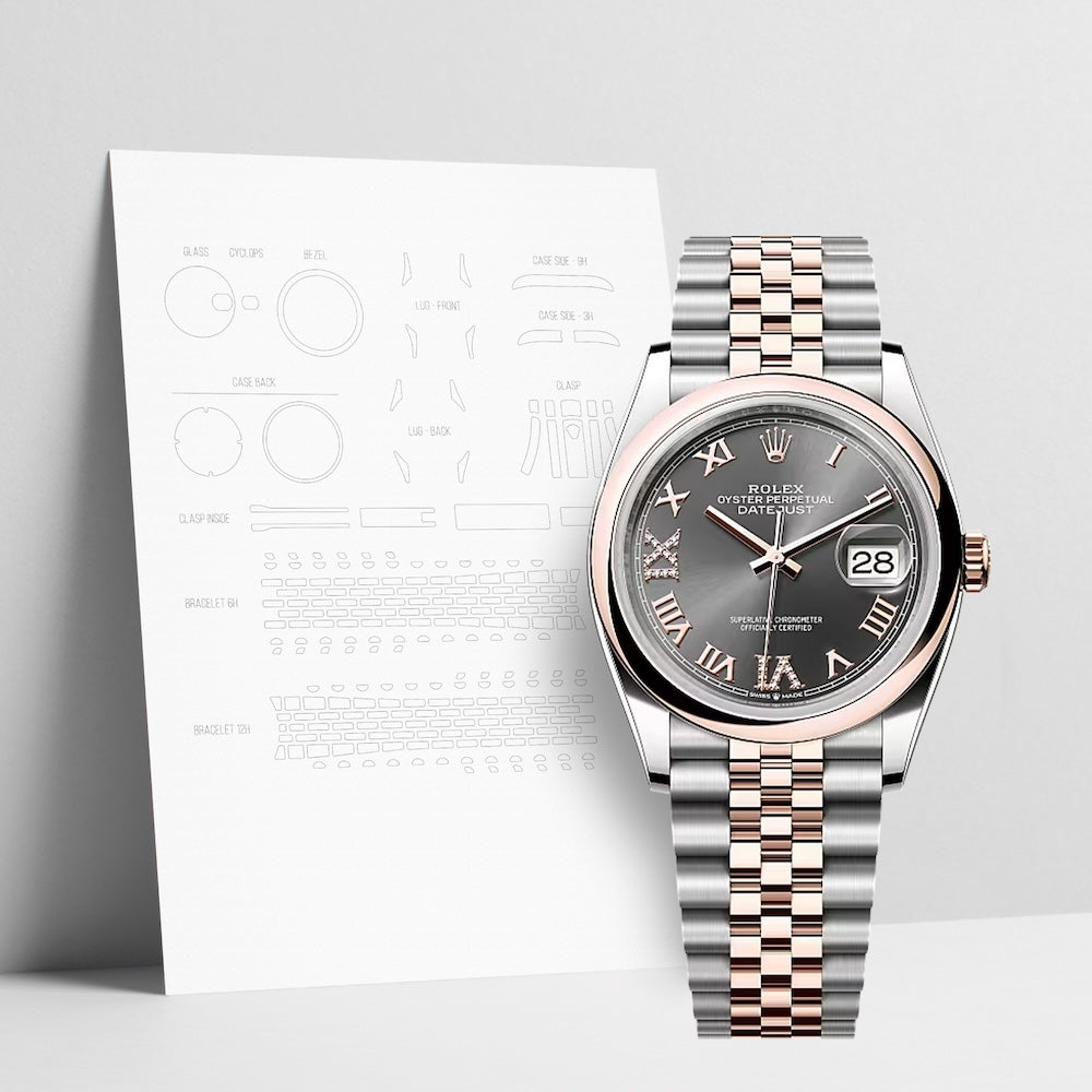 WATCHSHELL ROLEX DATEJUST 126201 36MM JUBILEE PROTECTIVE FILM