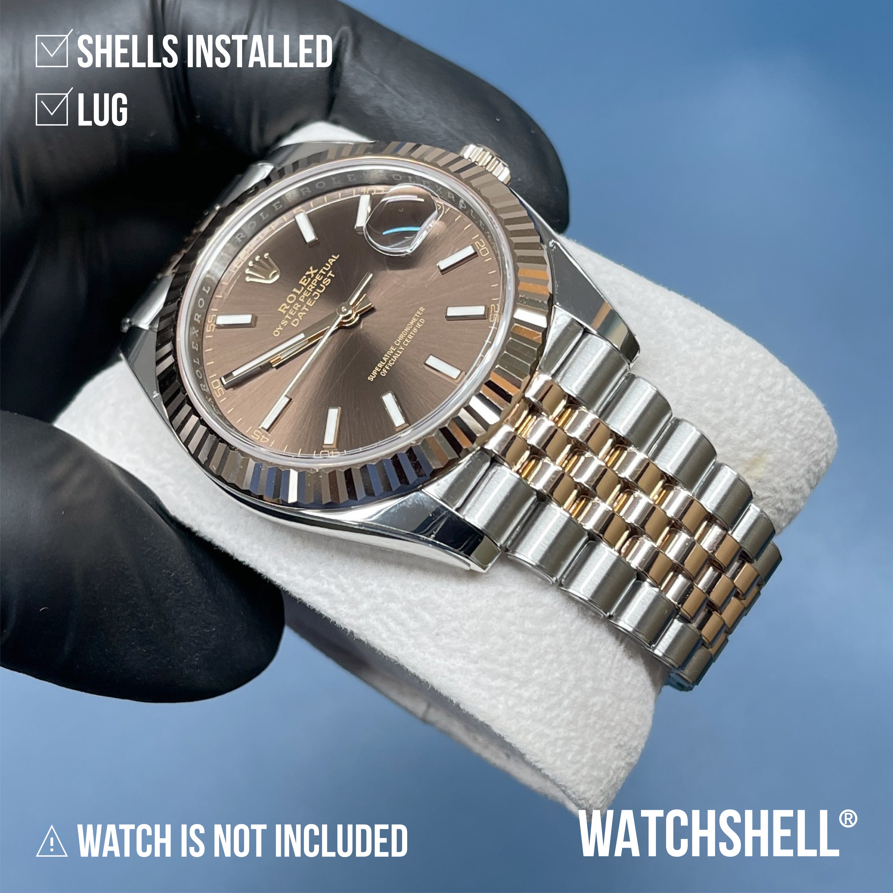 WATCHSHELL ROLEX DATEJUST 126331 41MM JUBILEE PROTECTIVE FILM